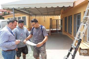 El Ayuntamiento dice que las obras del Centro de Alzhéimer van a buen ritmo (Foto TA)